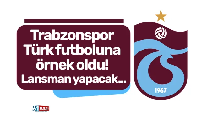Trabzonspor Türk futboluna örnek oldu! Lansman yapacak...
