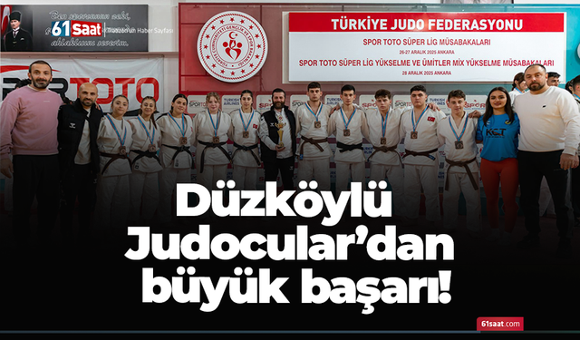 Düzköylü Judocular’dan büyük başarı!
