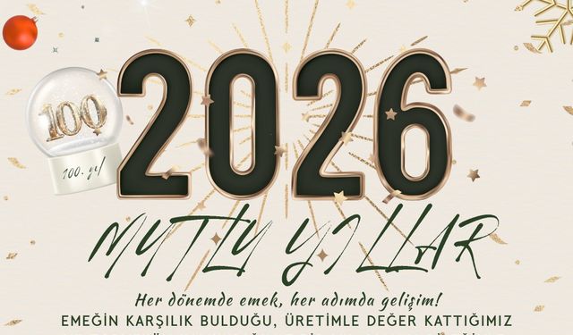 Trabzon Ticaret Borsası, 2026 yılı kutlama mesajı