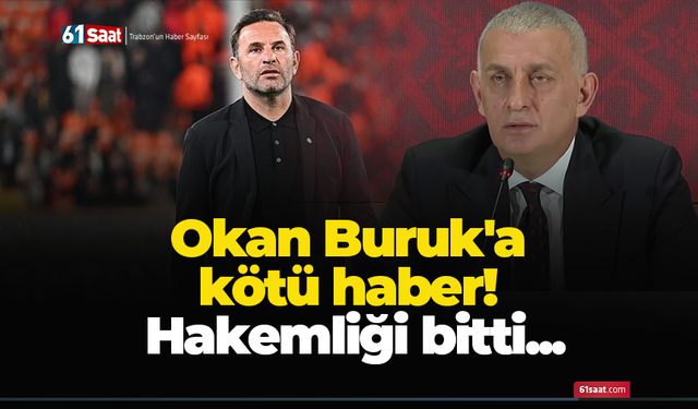Okan Buruk'a kötü haber! Hakemliği bitti...