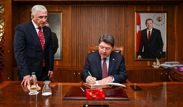 Adalet Bakanı Tunç’tan Başkan Sarıalioğlu’na Ziyaret