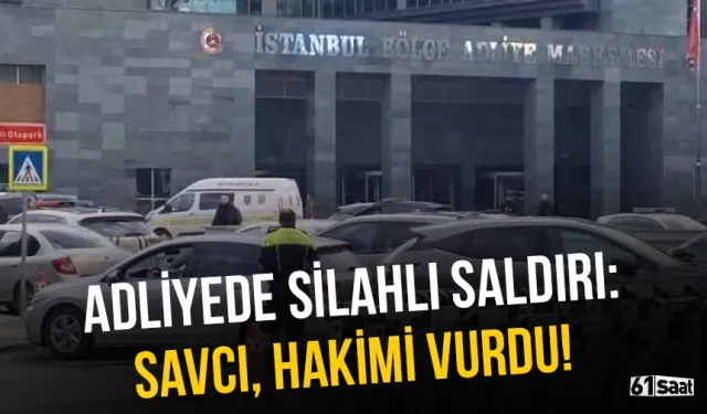 Adliyede silahlı saldırı: Savcı, hakimi vurdu!