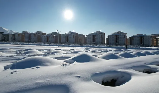 Erzurum'da  ölümün  soğuk yüzü..