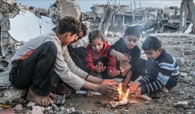 Gazze'de  acı tablo! Soğuk hava  21 can aldı