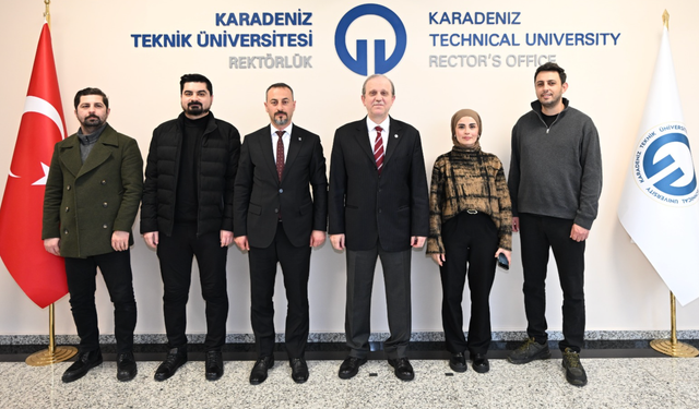 Trabzon Makine Mühendisleri Odası Yönetiminden KTÜ Rektörüne nezaket ziyareti