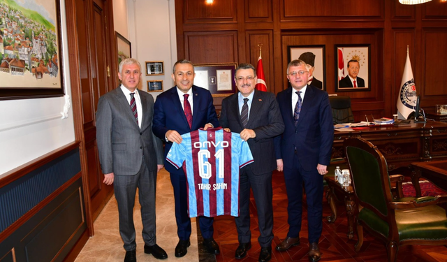 Başkan Sarıalioğlu'ndan Vali Şahin'e Hayırlı Olsun Ziyareti