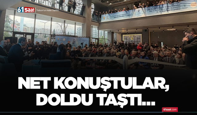 Net konuştular, doldu taştı...