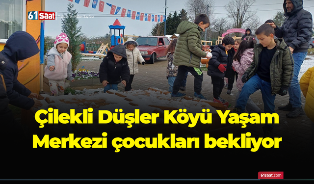 Çilekli Düşler Köyü Yaşam Merkezi çocukları bekliyor