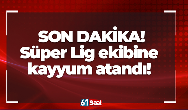 Süper Lig ekibine kayyum atandı!