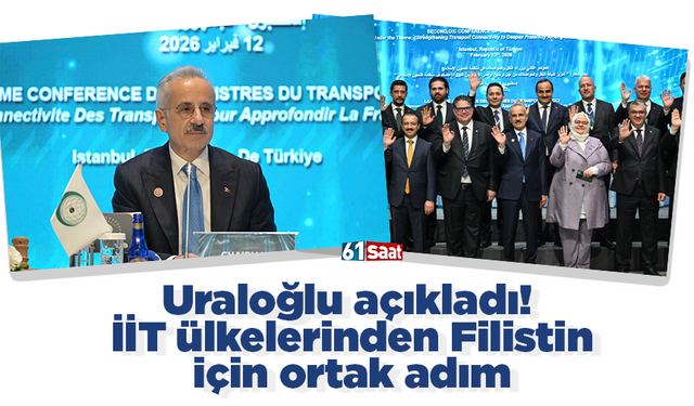 Uraloğlu açıkladı!  İİT ülkelerinden Filistin  için ortak adım
