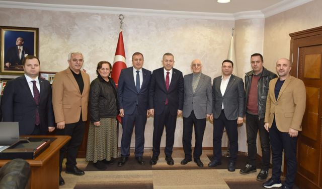 Trabzon Valisi Şahin TTSO’yu ziyaret etti