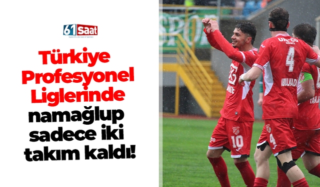 Türkiye  Profesyonel  Liglerinde  namağlup  sadece iki  takım kaldı!