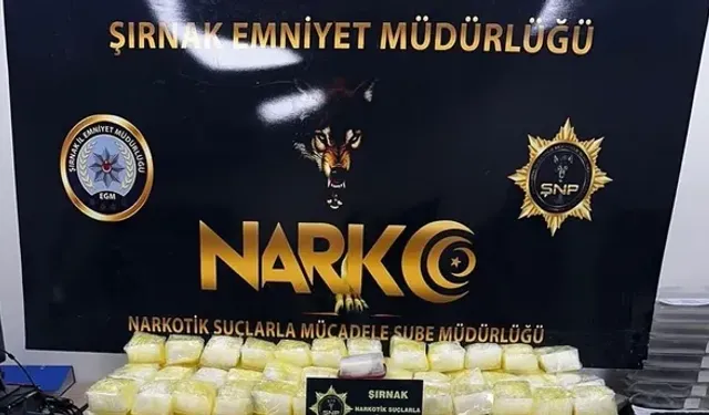 Şırnak'ta ele geçirildi!  Tam 142 kilo!
