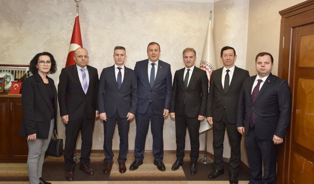 Trabzon Defterdarı Ramazan Yaşar'dan TTSO'ya ziyaret