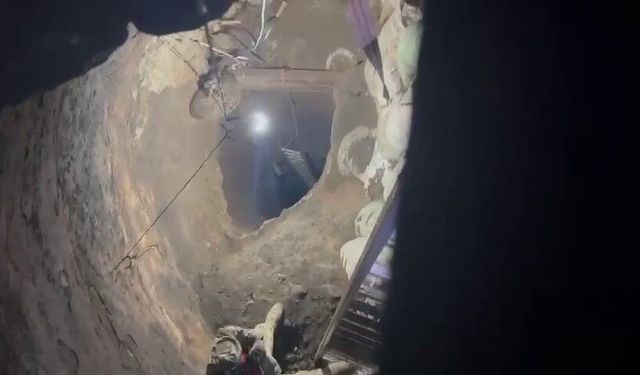 Define hevesiyle 40 metrelik kuyuyu evinin bahçesine 2 yılda kazdı!