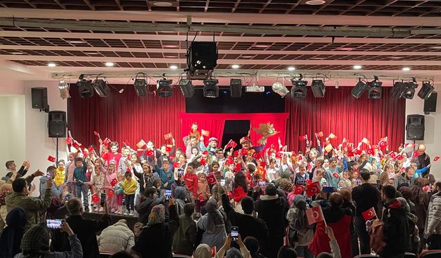 Akçaabat'ta çocuklar eğlenceli anlar yaşadı