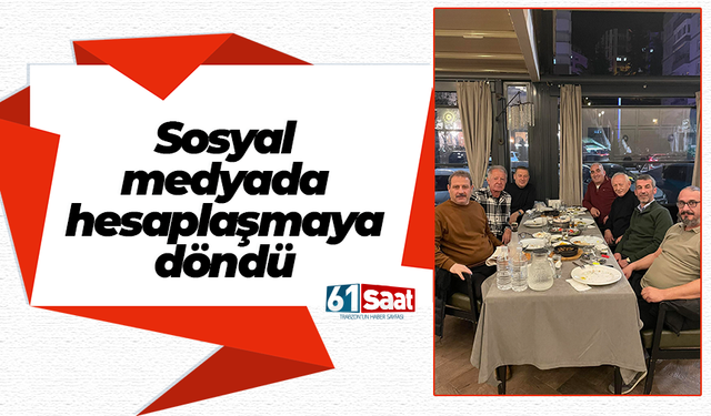 Sosyal medyada hesaplaşmaya döndü