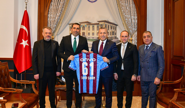 Trabzonspor'dan Trabzon Valisi Şahin’e ziyaret