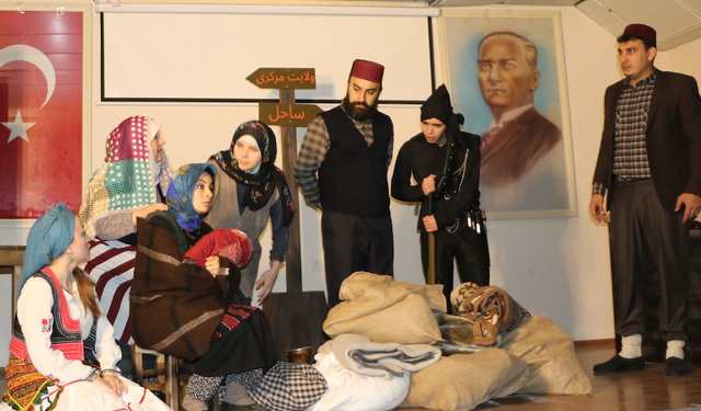 Of'ta tiyatro oyunu sahnelendi!