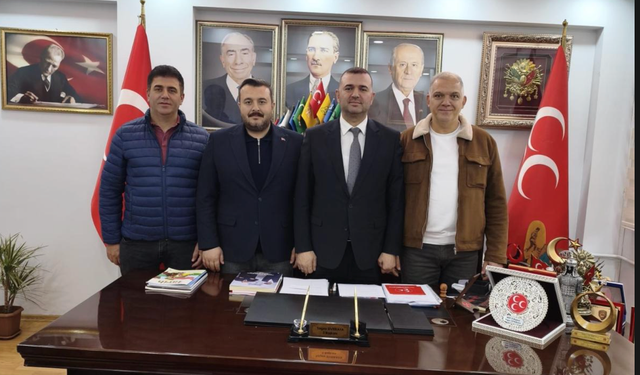 Öz Sağlık-İş Sendikası’ndan MHP Trabzon İl Başkanlığı’na Ziyaret