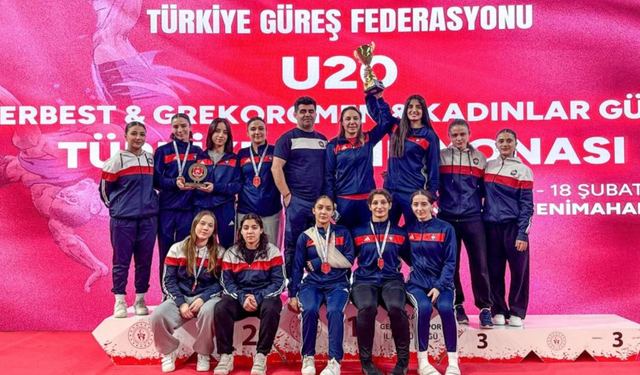 U20 Kadınlar Güreş Türkiye Şampiyonası tamamlandı