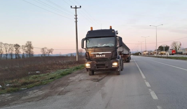 Samsun'da kantardan kaçan tırlara 169 bin liralık ceza!