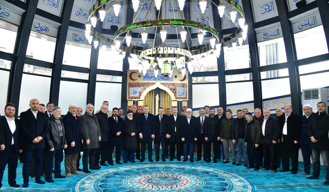 Arsin Kefeliler Camii dualarla ibadete açıldı