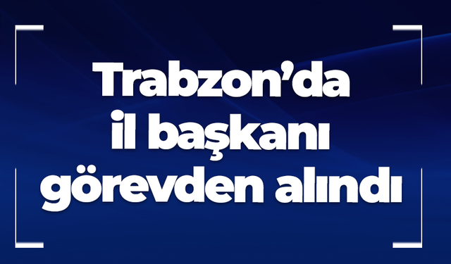 Trabzon'da evde çıkan yangın söndürüldü