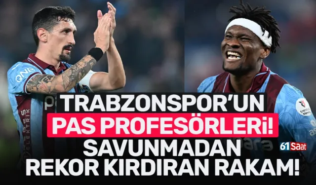 Trabzonspor’un "Pas Profesörleri": Savunmadan rekor kıran rakam...