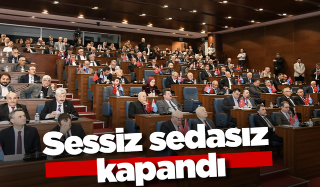 Sessiz sedasız kapandı