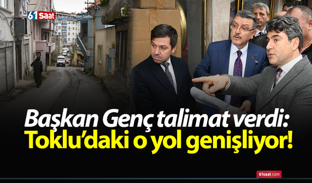 Başkan Genç talimat verdi: Toklu’daki o yol genişliyor!