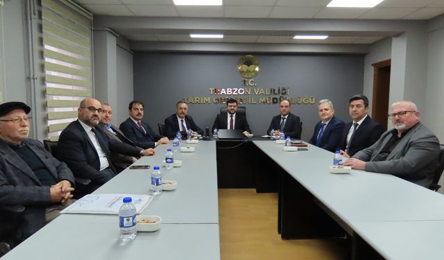 Trabzon’da tarım ve hayvancılık masaya yatırıldı