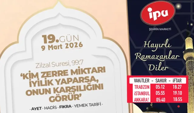 19.gün - 'Kim zerre miktarı iyilik yaparsa, onun karşılığını görür'