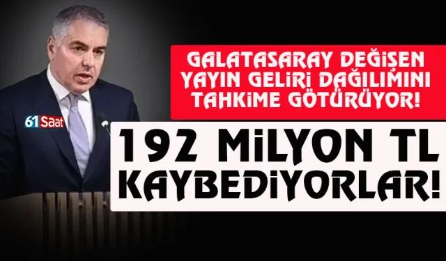 Galatasaray'dan TFF'nin yayın geliri kararına tahkim başvurusu