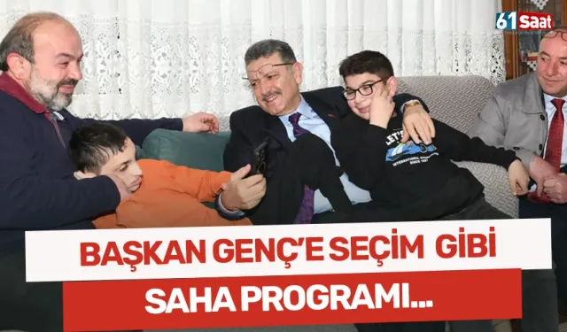 Başkan Genç'e seçim gibi saha programı...