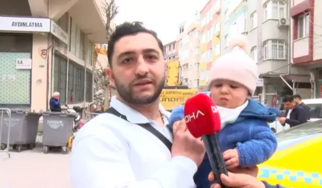 Güngören’de yıkım sırasında hasar görebilen 6 katlı bina tahliye edildi