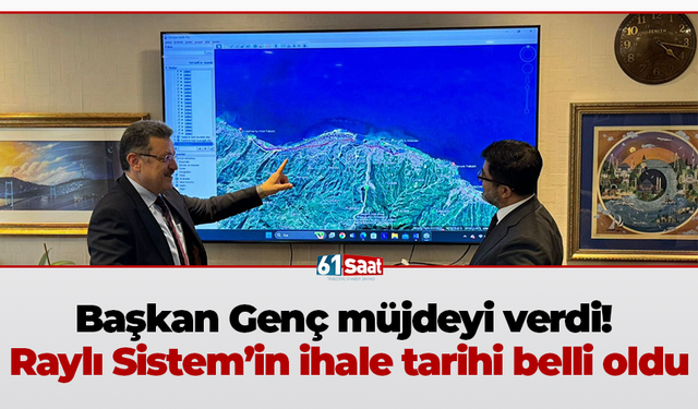 Başkan Genç müjdeyi verdi! Raylı Sistem’in ihale tarihi belli oldu