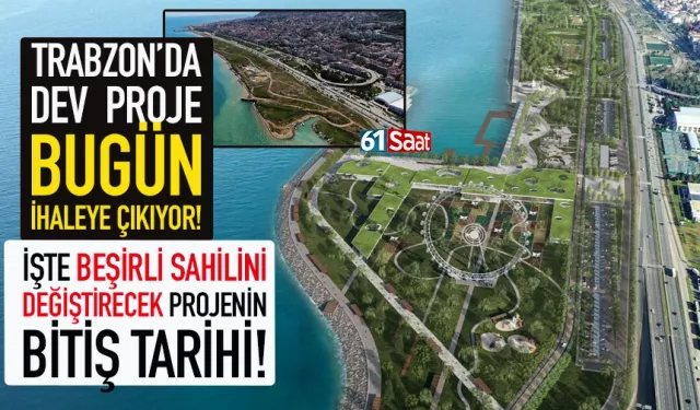Trabzon'da dev proje ihaleye çıkıyor! Sahili kökten değiştirecek...