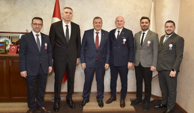 Trabzon Serbest Muhasebeci ve Mali Müşavirler Odası 'ndan TTSO'ya ziyaret
