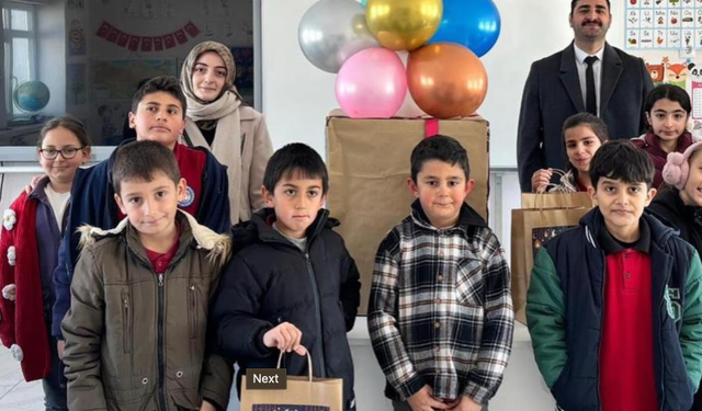 Bayburt'ta on beşi geleneği iki okulun öğrencilerini buluşturdu