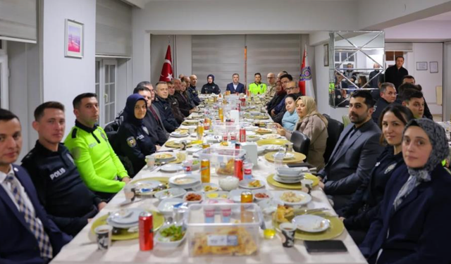 Bayburt Valisi Eldivan, emniyet personeliyle iftar programında buluştu
