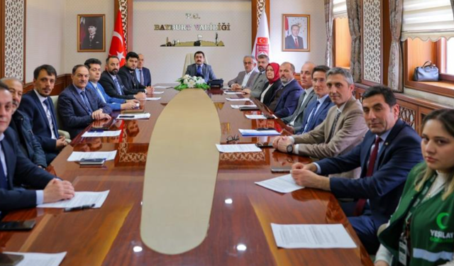 Bayburt'ta bağımlılıkla mücadele çalışmaları değerlendirildi