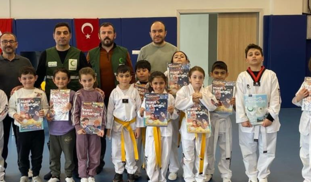 Bayburt'ta tekvando öğrencilerine teknoloji bağımlılığı eğitimi verildi