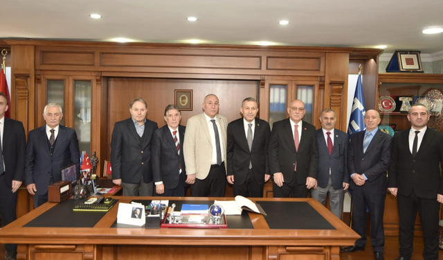 Vali Şahin’den TESOB’a iade-i ziyaret