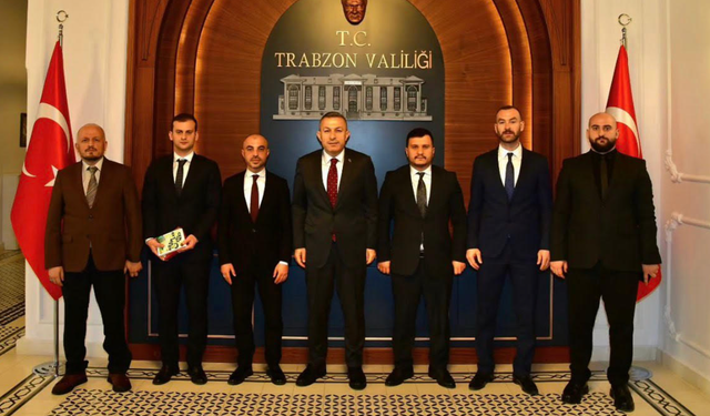 Ülkü Ocakları’ndan Trabzon Valisi Şahin’e ziyaret