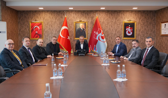 Judo Federasyonu Başkanı Sezer Huysuz’dan Trabzonspor'a ziyaret