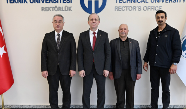 Trabzon'da iki rektör arasında, iş birlikleri konuşuldu