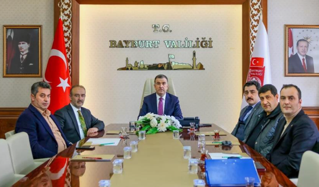 Bayburt'ta sanayi yatırımları değerlendirildi