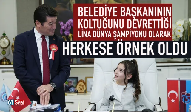 Trabzon, küçük Lina’nın büyük başarısını konuşuyor.