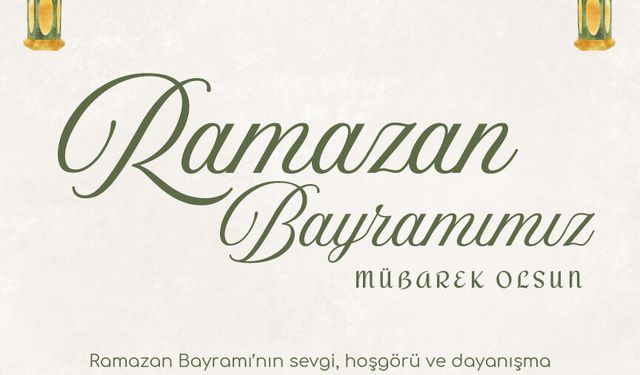 Trabzon Ticaret ve Sanayi Odası, Ramazan Bayramı Kutlama Mesajı